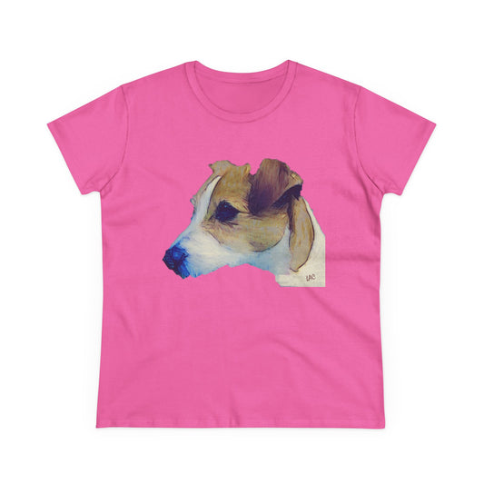 Parson Jack Russell Terrier Women's Midweight Cotton Tee