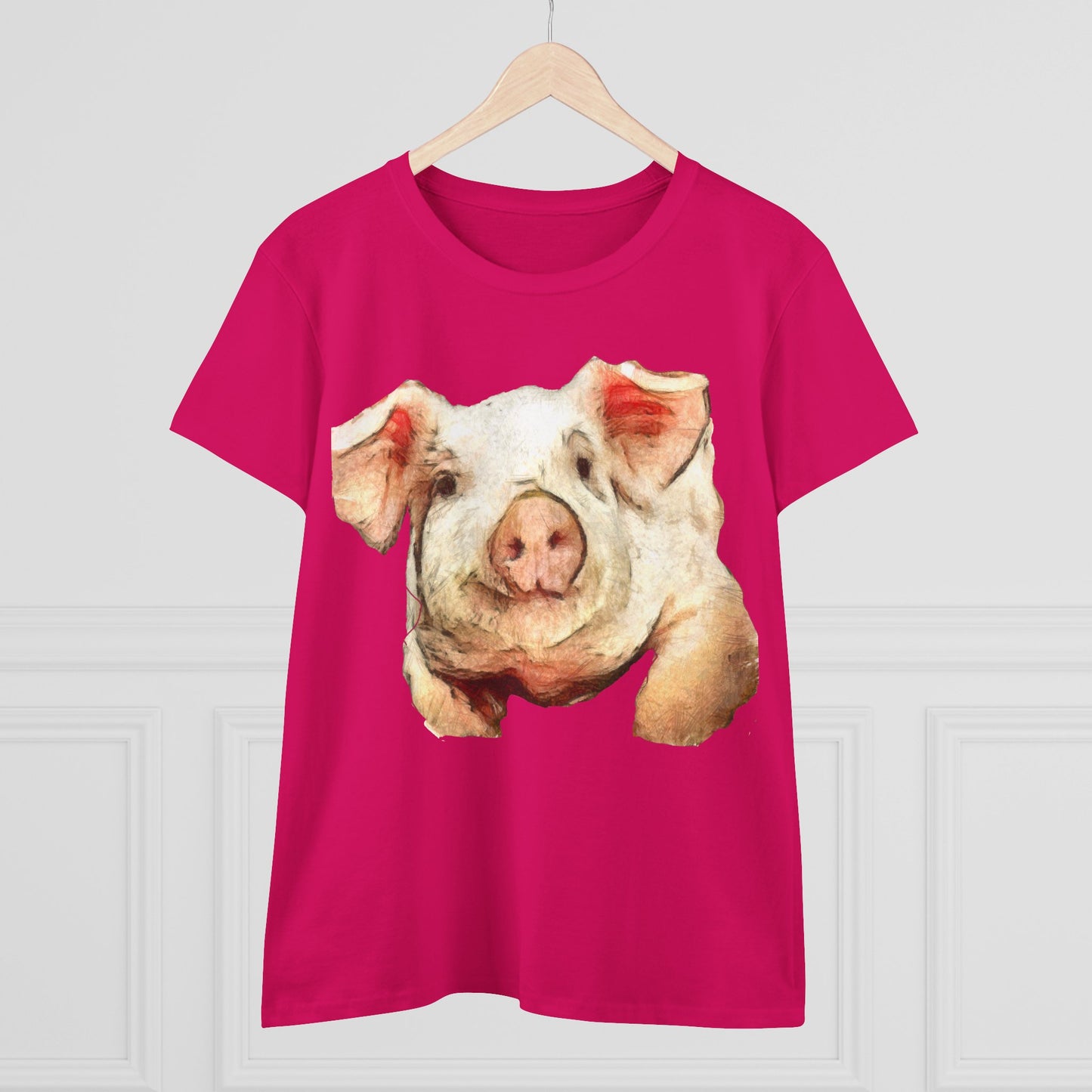 Pig 'Petunia' Women's Midweight Cotton Tee