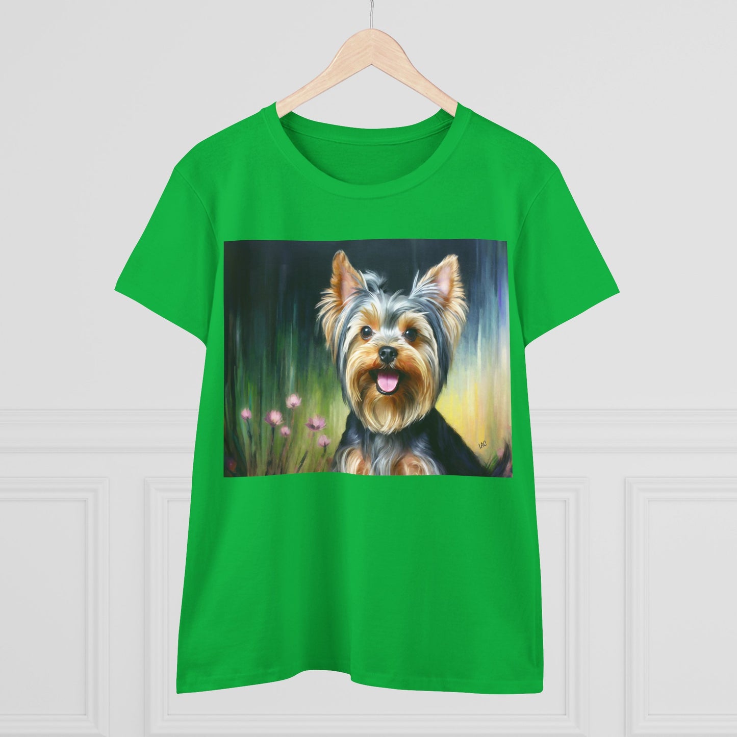 Yorkie #3 Women's Midweight Cotton Tee