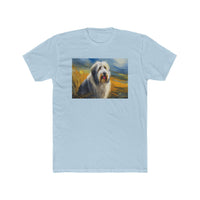 Old English Sheepdog Men's Fitted Cotton Crew Tee