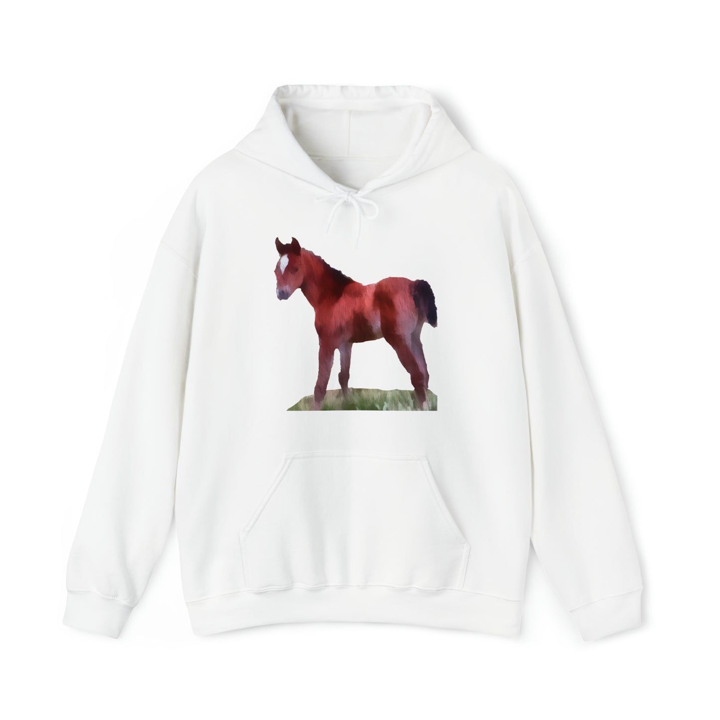 Horse 'Contata' Unisex 50/50 Hoodie