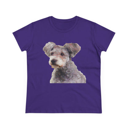 Hungarian Pumi Women's Midweight Cotton Tee