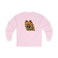 Chow Unisex Cotton Long Sleeve Tee