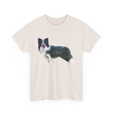 Border Collie '#1'  -  Unisex Heavy Cotton Tee