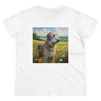 irish Wolfhound - Women's Midweight Cotton Tee