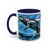 Humpback Whale Accent Coffee Mug, 11oz