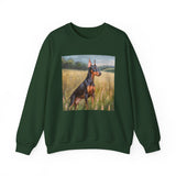 German Pinscher Unisex 50/50 Crewneck Sweatshirt