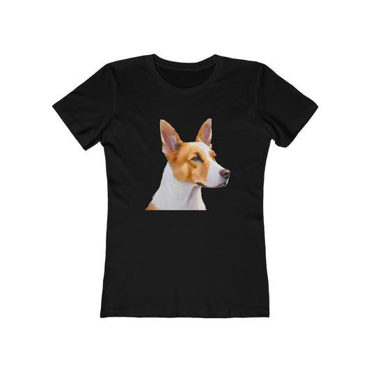 Canaan Dog of Israel Women's Ringspun Cotton Tee
