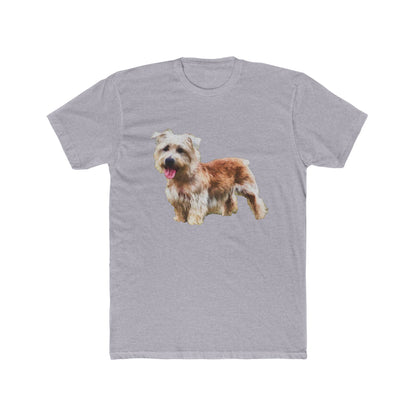 Glenn of Imaal Terrier - Men's Fitted Cotton Crew Tee