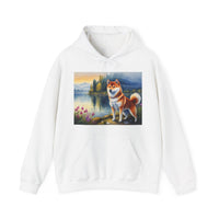 Shiba Inu Unisex 50/50 Hooded Sweatshirt