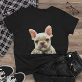 French Bulldog 'Bouvier' Women's Midweight Cotton Tee