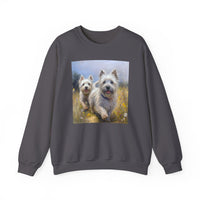 Cairn Terriers - "Run Toto Run"  - Unisex 50/50 Crewneck Sweatshirt