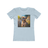 Brussels Griffon Women's Slim Fit Ringspun Cotton Tee