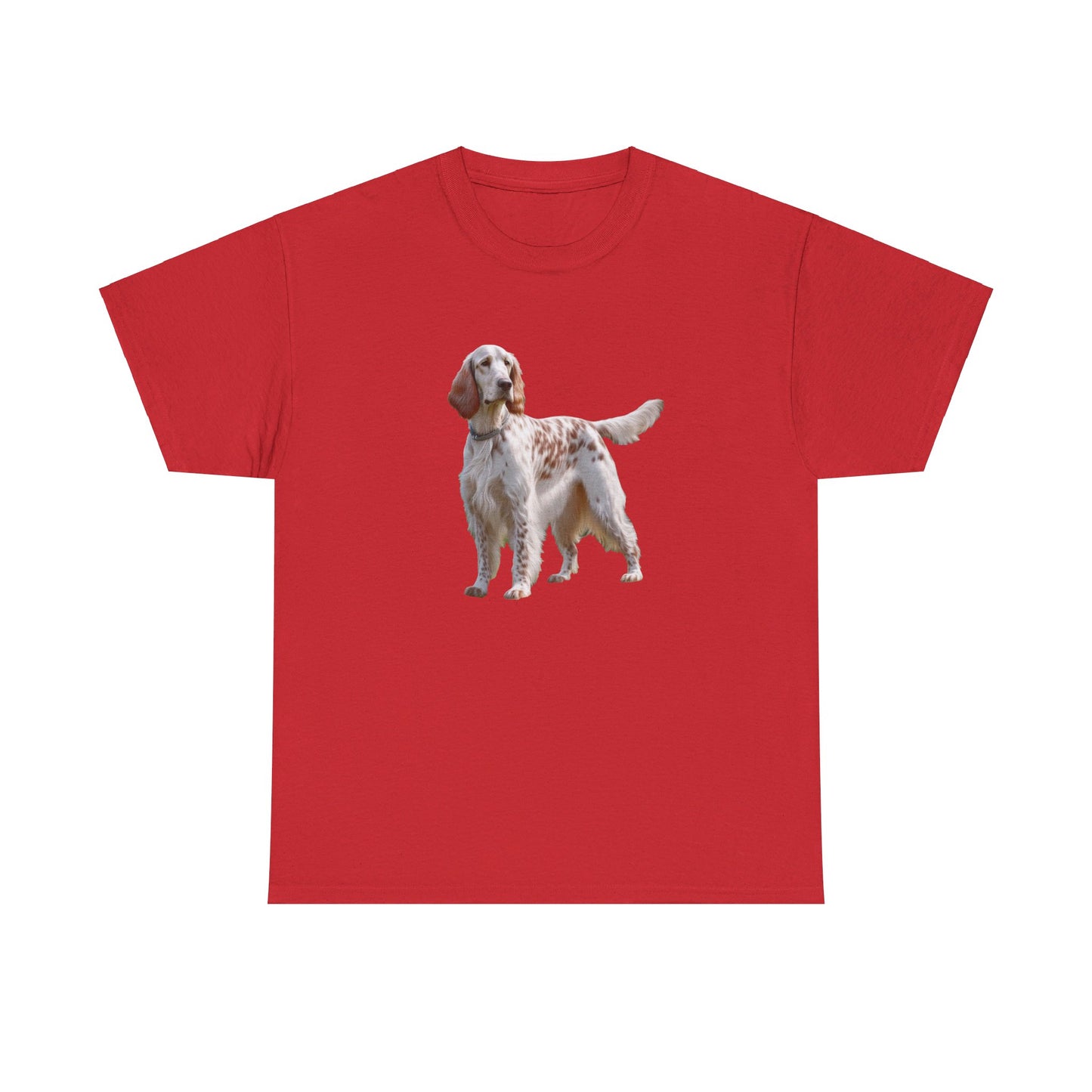 English Setter No 4 - Unisex Heavy Cotton Tee