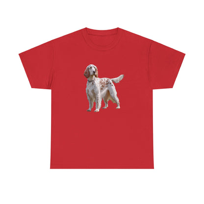 English Setter No 4 - Unisex Heavy Cotton Tee
