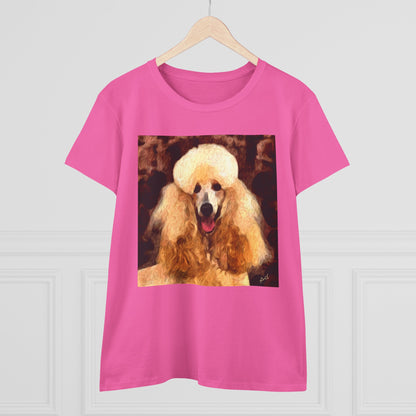 Poodle Women's Midweight Cotton Tee