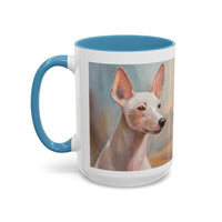 Xoloitzcuintli 'Mexican Hairless' - Ceramic Accent Coffee Mug (11, 15oz)