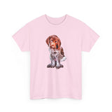 German Short Hair Pointer 'Benny' Unisex Heavy Cotton Tee