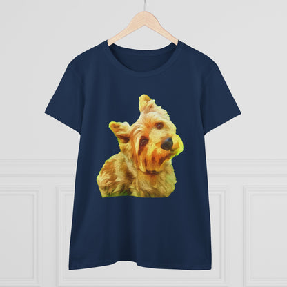 Norwich Terrier Women's Midweight Cotton Tee