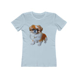 Pekingese -  Women's Slim Fit Ringspun Cotton Tee