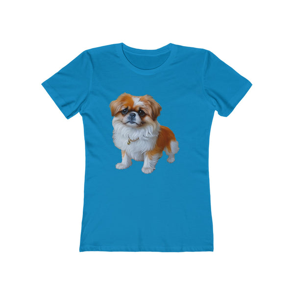 Pekingese -  Women's Slim Fit Ringspun Cotton Tee