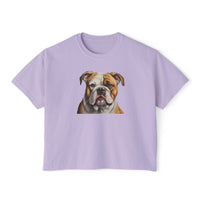 American Bulldog Women's Oversized Boxy Tee