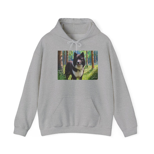 Karelian Bear Dog Unisex Cozy Hooded Sweatshirt