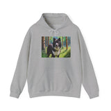 Karelian Bear Dog Unisex Cozy Hooded Sweatshirt