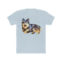 Finnish Lapphund - --  Men's Fitted Cotton Crew Tee