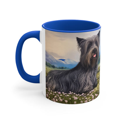 Skye Terrier 11oz Ceramic Accent Mug