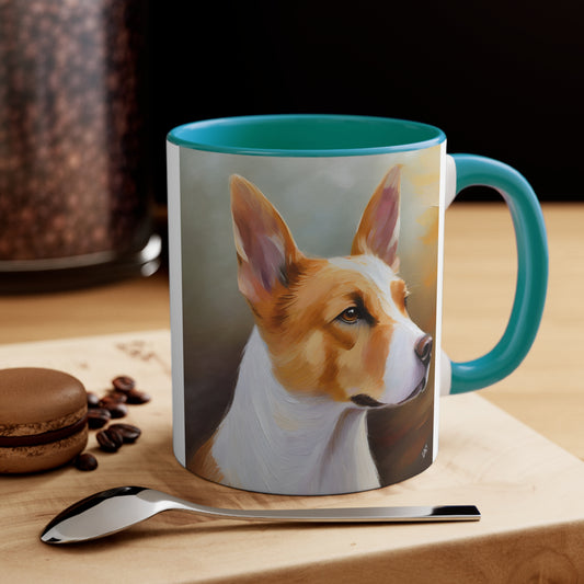 Canaan Dog of Israel 11oz Ceramic Accent Mug
