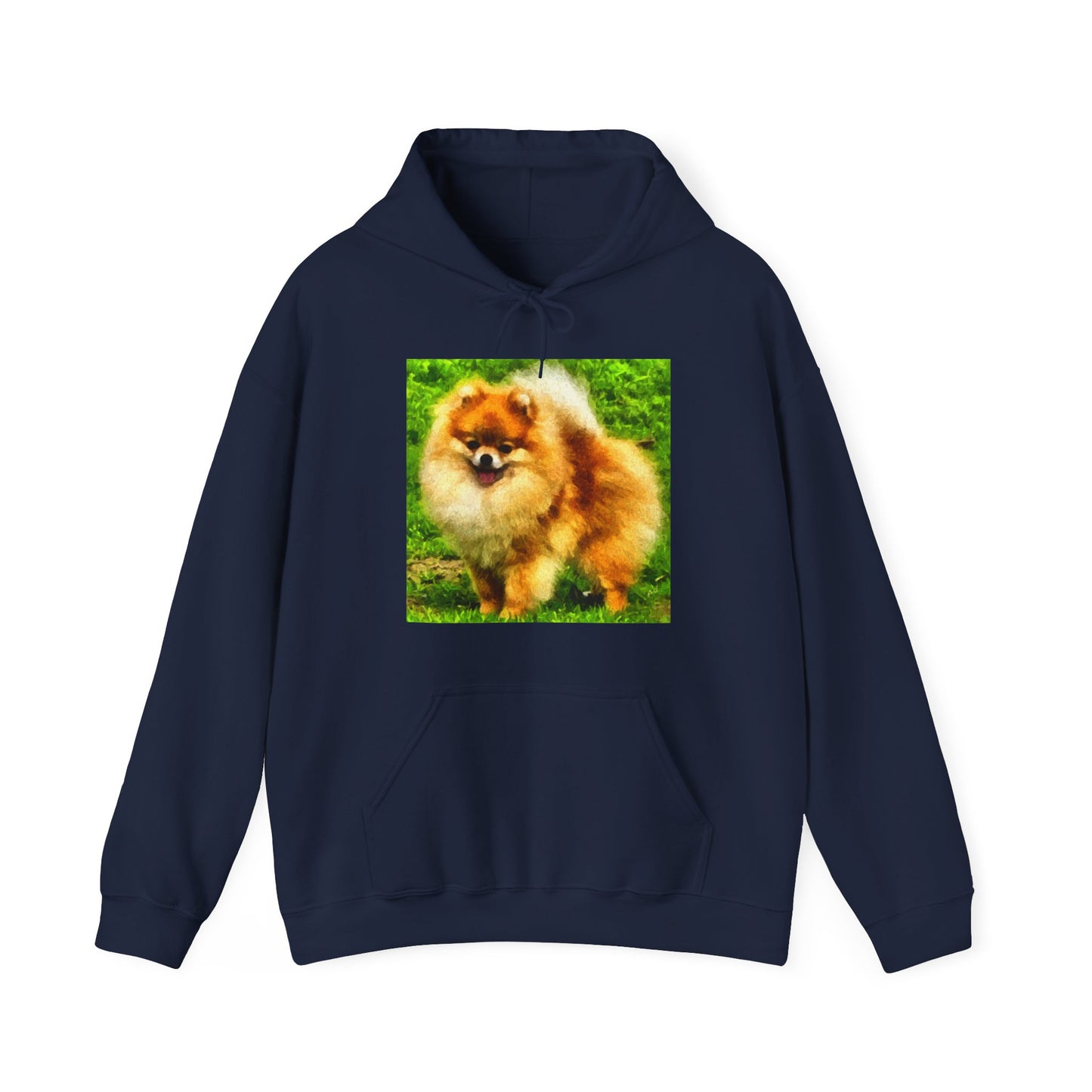 Pomeranian 'Pom Pom' Unisex 50/50 Hoodie