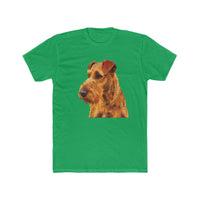 Irish Terrier 'Jocko' Men's Fitted Cotton Crew Tee