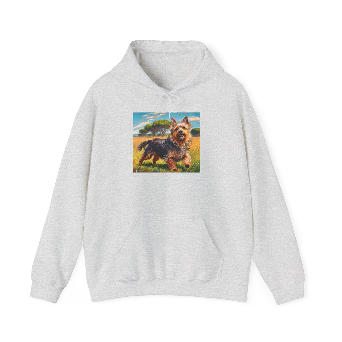 Australian Terrier Unisex 50/50 Hooded Sweatshirt