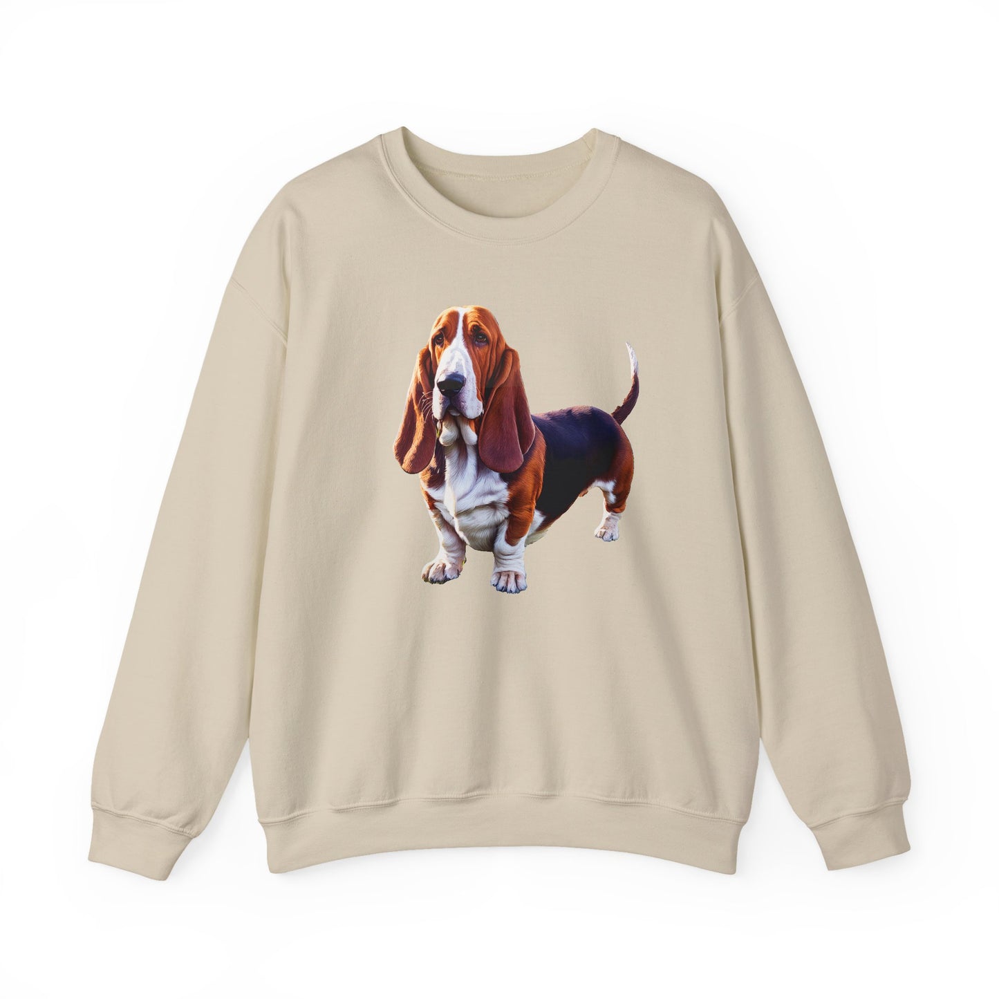 Basset Hound Unisex 50/50 Crewneck Sweatshirt