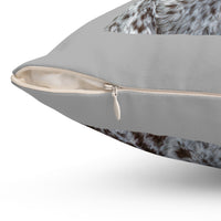 German Wirehaired Pointer Spun Polyester Throw Pillow