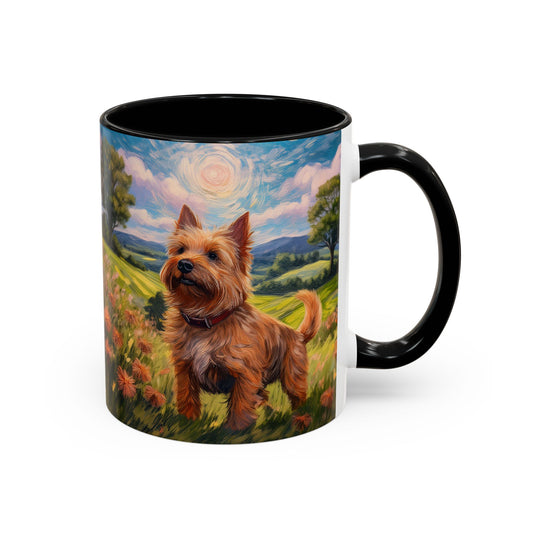 Norwich Terrier Accent Coffee Mug