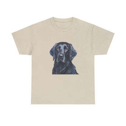 Flat-Coated Retriever Classic Heavy Cotton Tee: A Tail-Wagging Style Statement