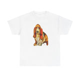 Basset Hound Unisex-Adult Heavy Cotton Tee