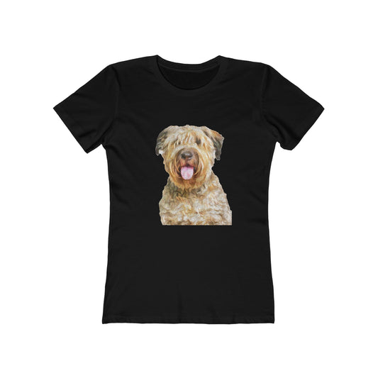 Bouvier des Flandres - Women's Slim Fit Ringspun Cotton T-Shirt