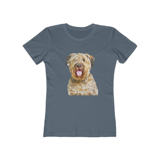 Bouvier des Flandres - Women's Slim Fit Ringspun Cotton T-Shirt