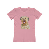 Bouvier des Flandres - Women's Slim Fit Ringspun Cotton T-Shirt