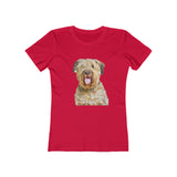 Bouvier des Flandres - Women's Slim Fit Ringspun Cotton T-Shirt