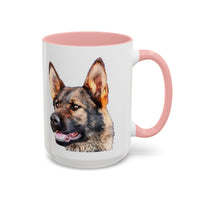 German Shepherd 'Hans' Accent Coffee Mug, 2 sizes