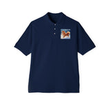 Finnish Spitz Men's Piqué Polo Shirt