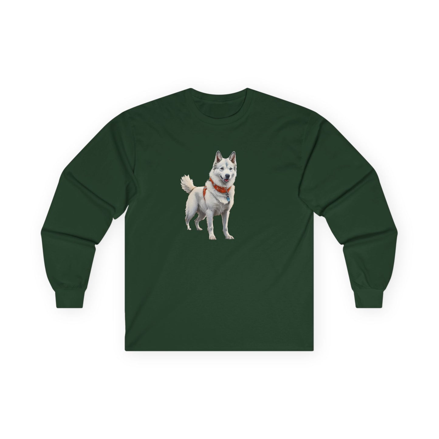 Yakutian Laika Unisex Classic Cotton Long Sleeve Tee