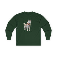 Yakutian Laika Unisex Classic Cotton Long Sleeve Tee