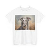 Scottish Deerhound Unisex Heavy Cotton Tee