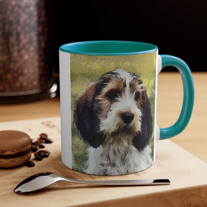 Petite Basset Griffon Accent Coffee Mug, 11oz