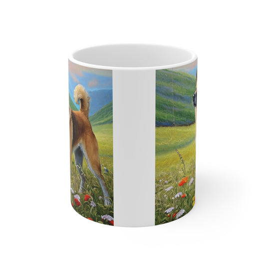 Korean Jindo Ceramic Mug 11oz